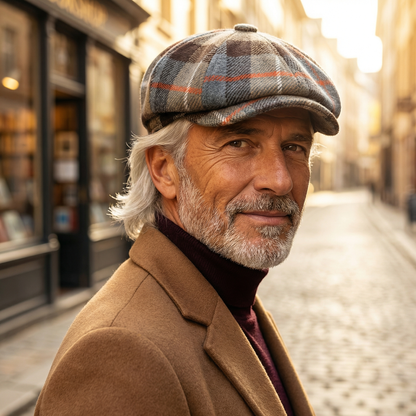 The Highlands — Plaid Newsboy Cap