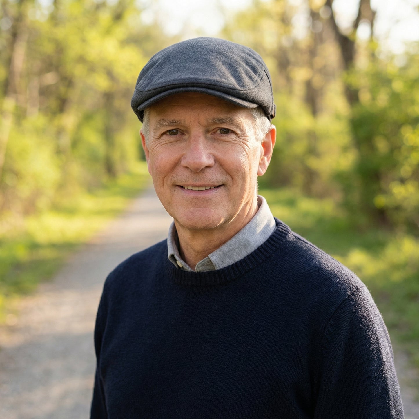 The Steadfast — Cotton Blend Flat Cap