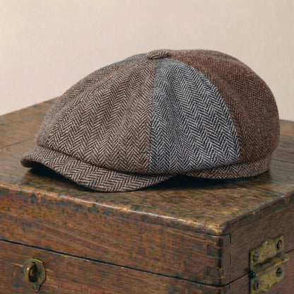 The Patchmaster — Wool Blend Newsboy Cap