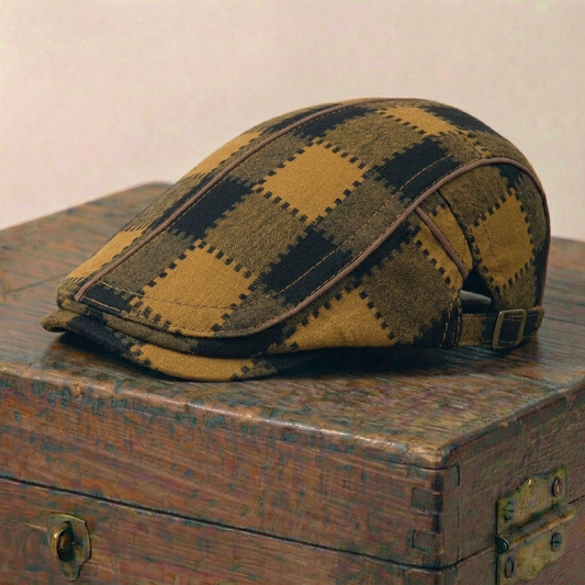 The Yeoman — Plaid Flat Cap