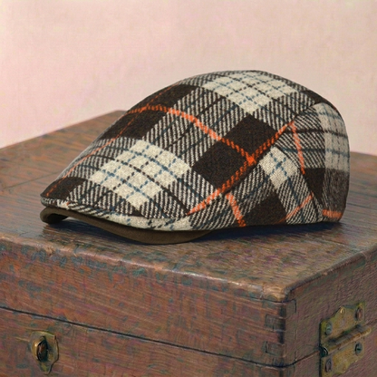 The Weaver — Tartan Tweed Flat Cap