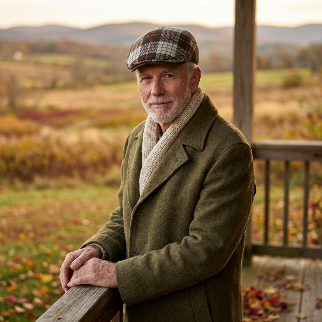 The Weaver — Tartan Tweed Flat Cap