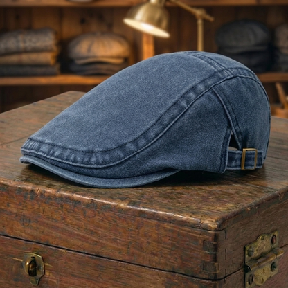 Washed Denim Cap