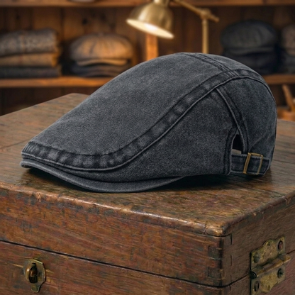Washed Denim Cap