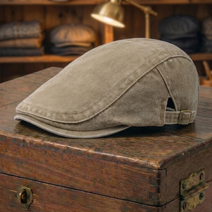 Washed Denim Cap