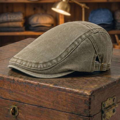 Washed Denim Cap