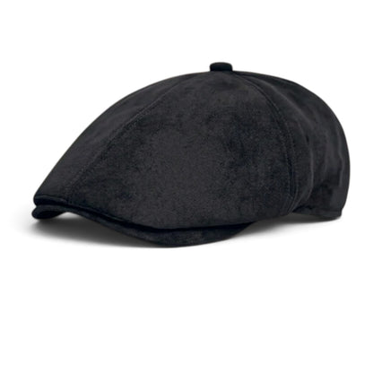 Suede Newsboy Cap