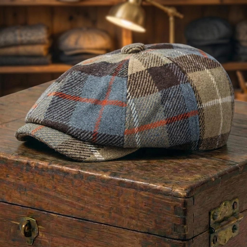Plaid Newsboy Cap