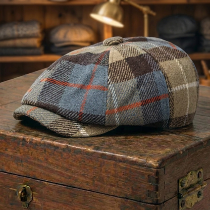Plaid Newsboy Cap