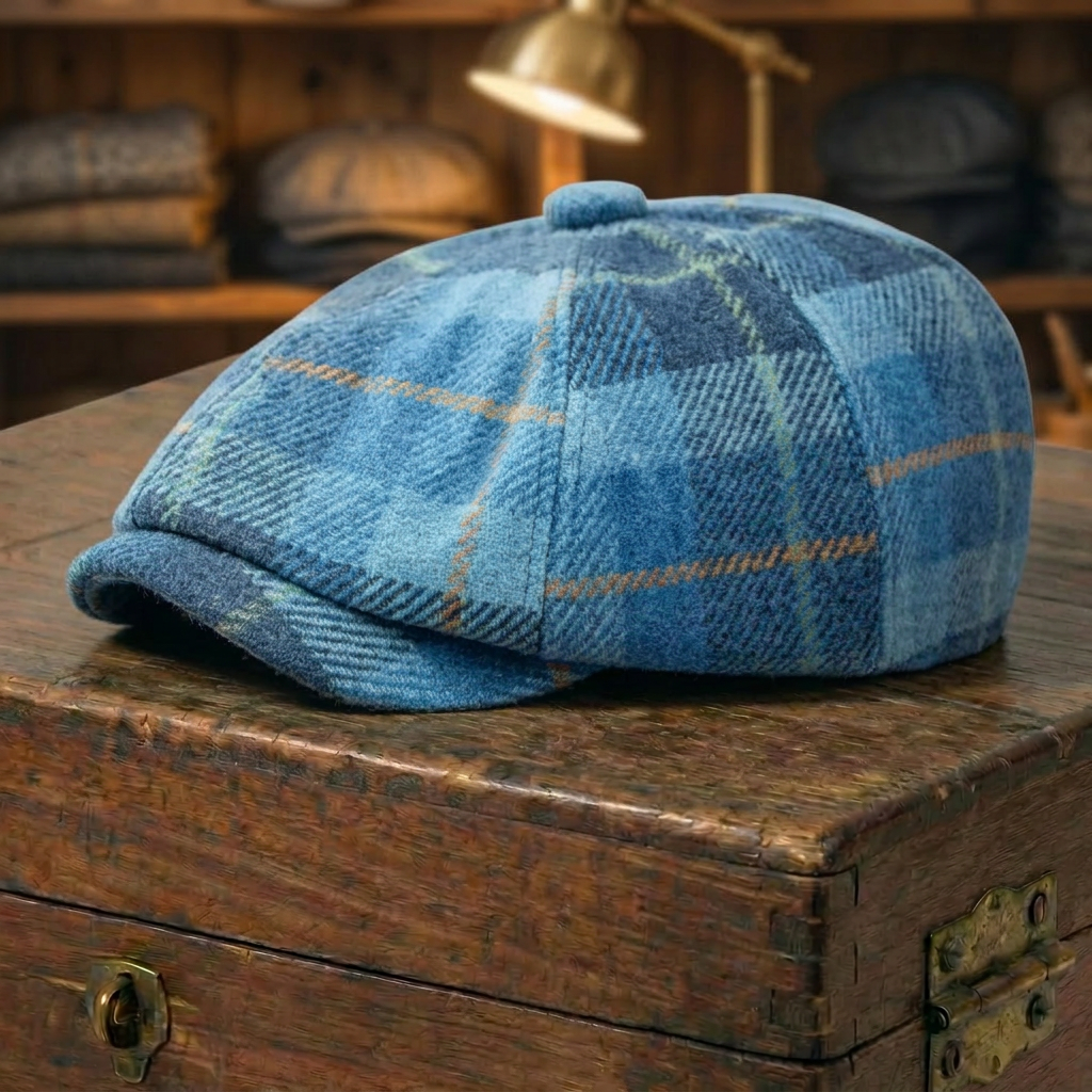Plaid Newsboy Cap