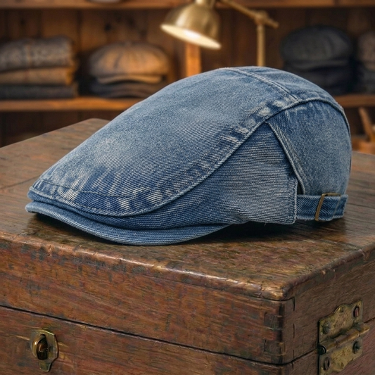 Stonewashed Denim Cap