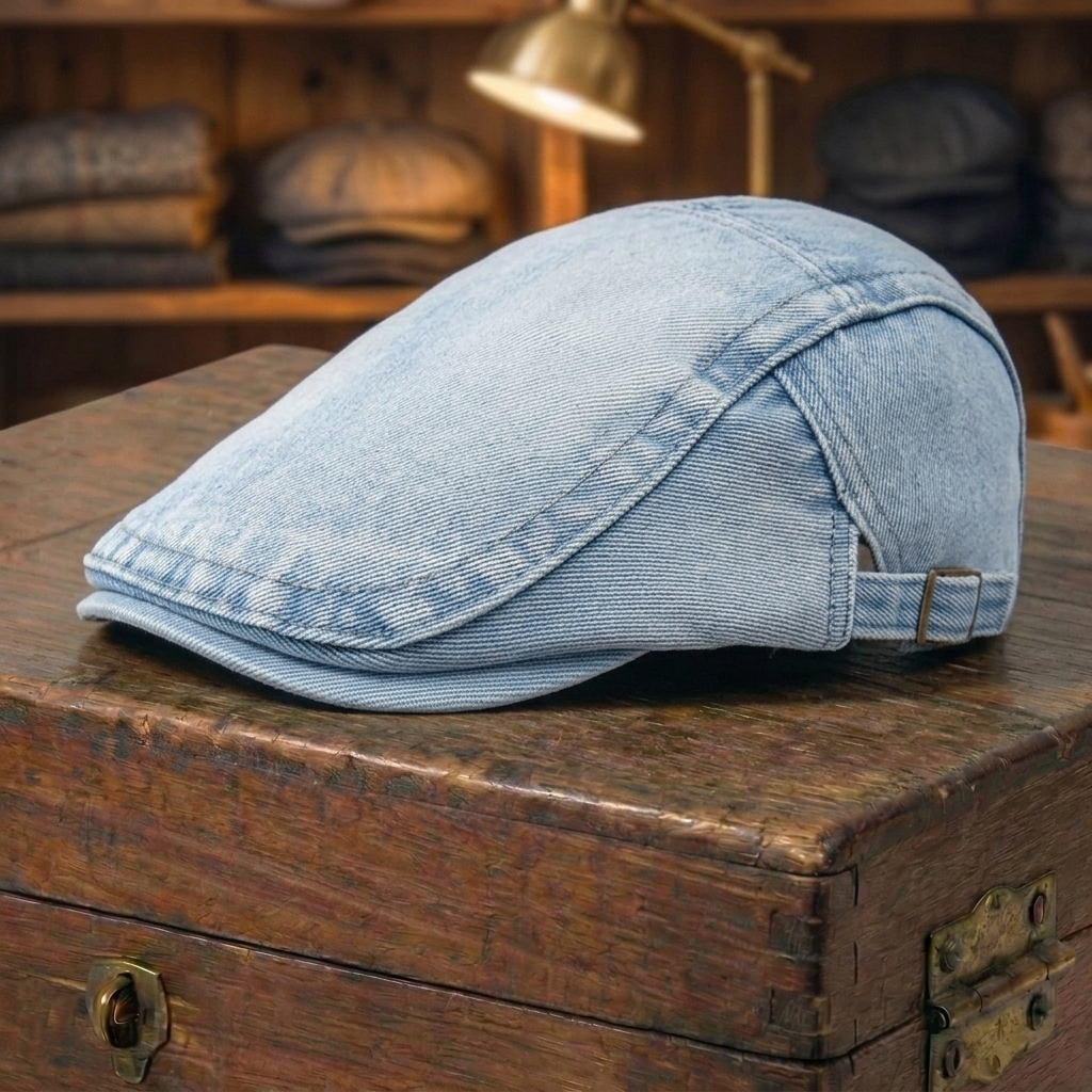Stonewashed Denim Cap