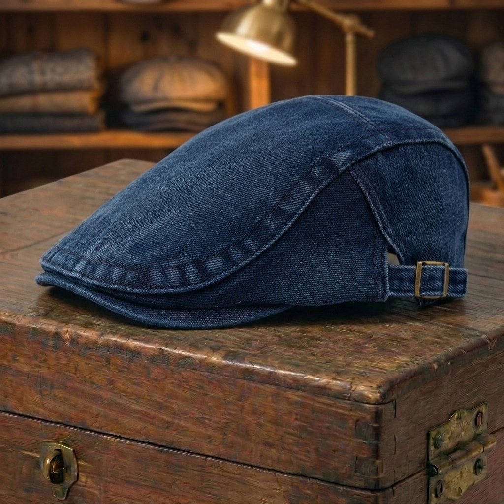 Stonewashed Denim Cap