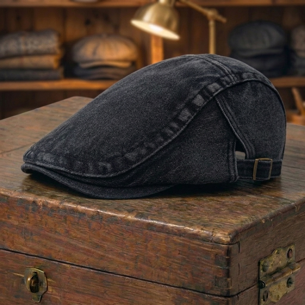 Stonewashed Denim Cap