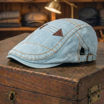 Patch Denim Cap