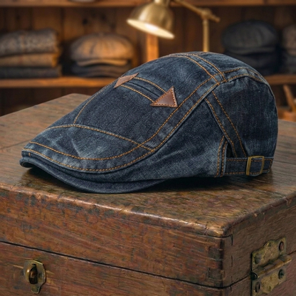 Patch Denim Cap