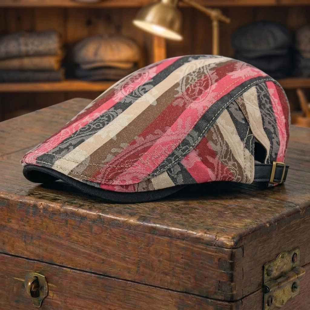 Woven Stripe Cap
