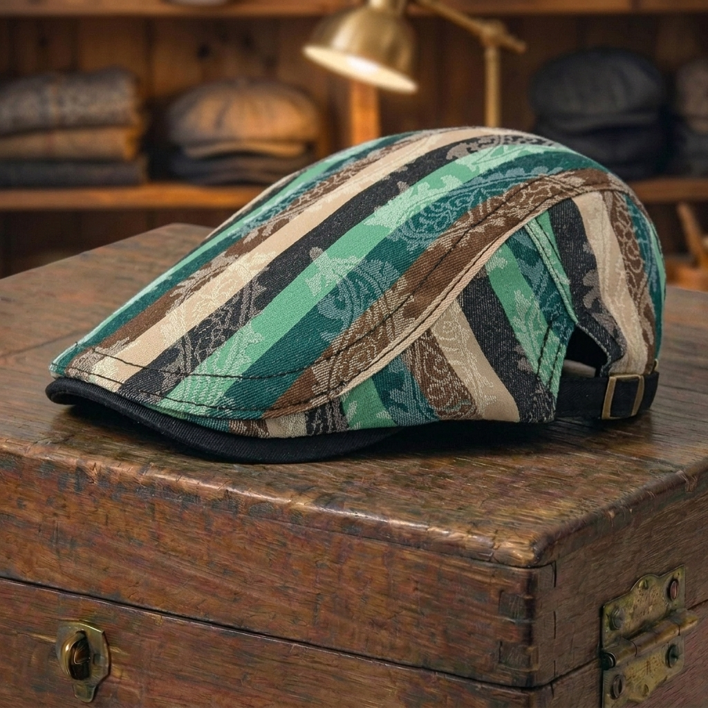 Woven Stripe Cap