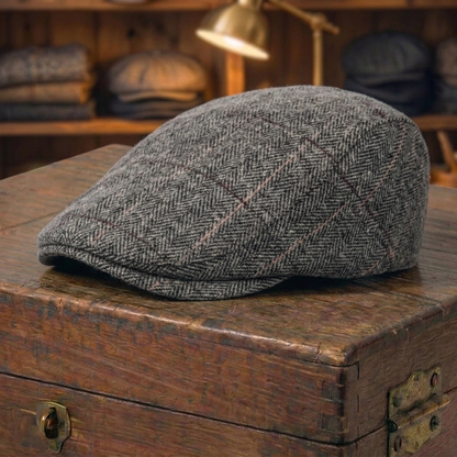 Pinstripe Herringbone Cap