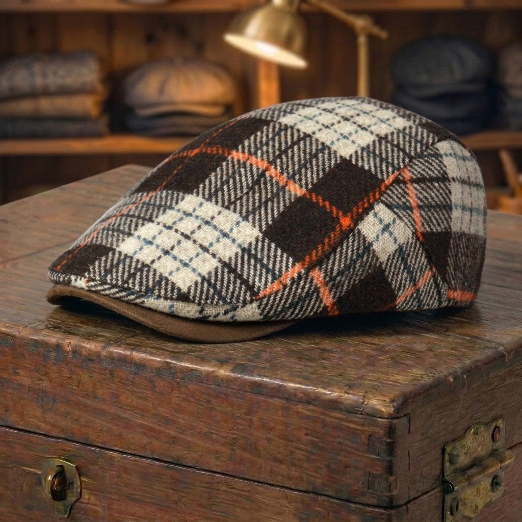 Tartan Tweed Cap