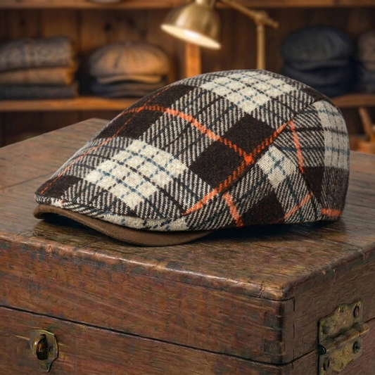 Tartan Tweed Cap