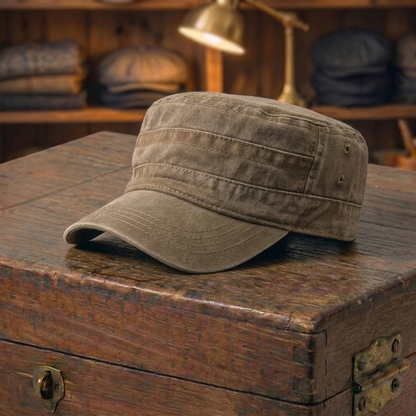 Washed Cotton Cadet Cap