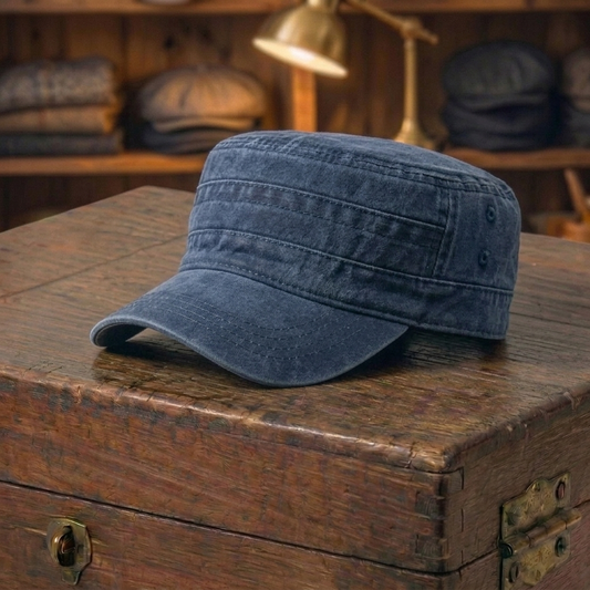 Washed Cotton Cadet Cap