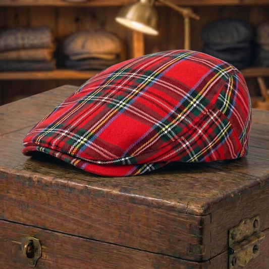 Tartan Flat Cap