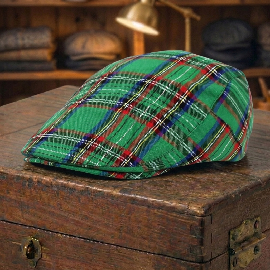 Tartan Flat Cap