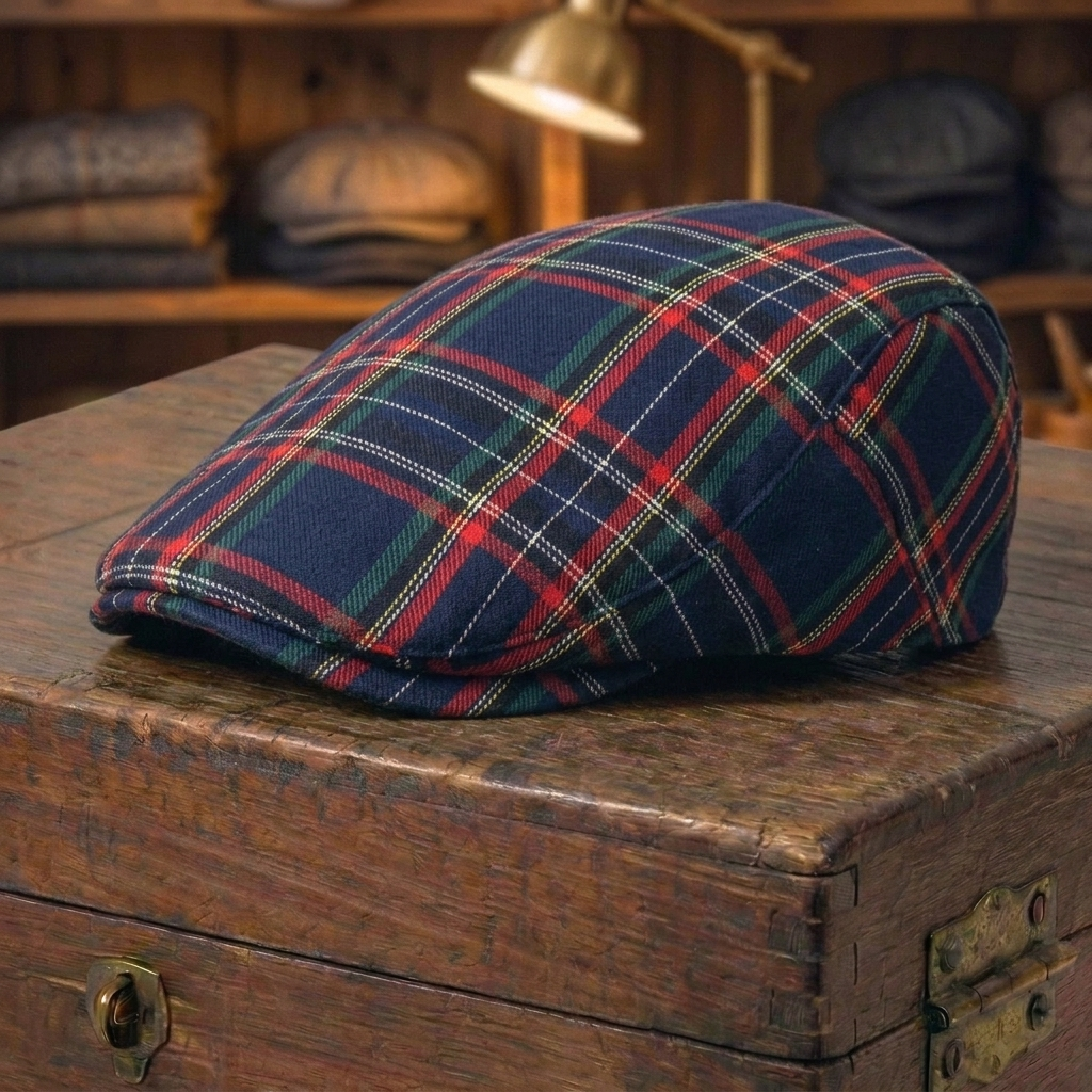 Tartan Flat Cap