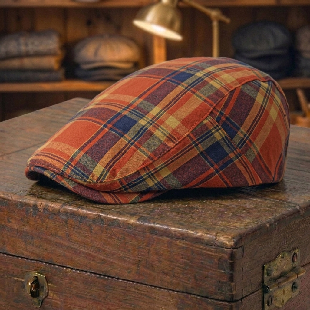 Patchwork Plaid Cap