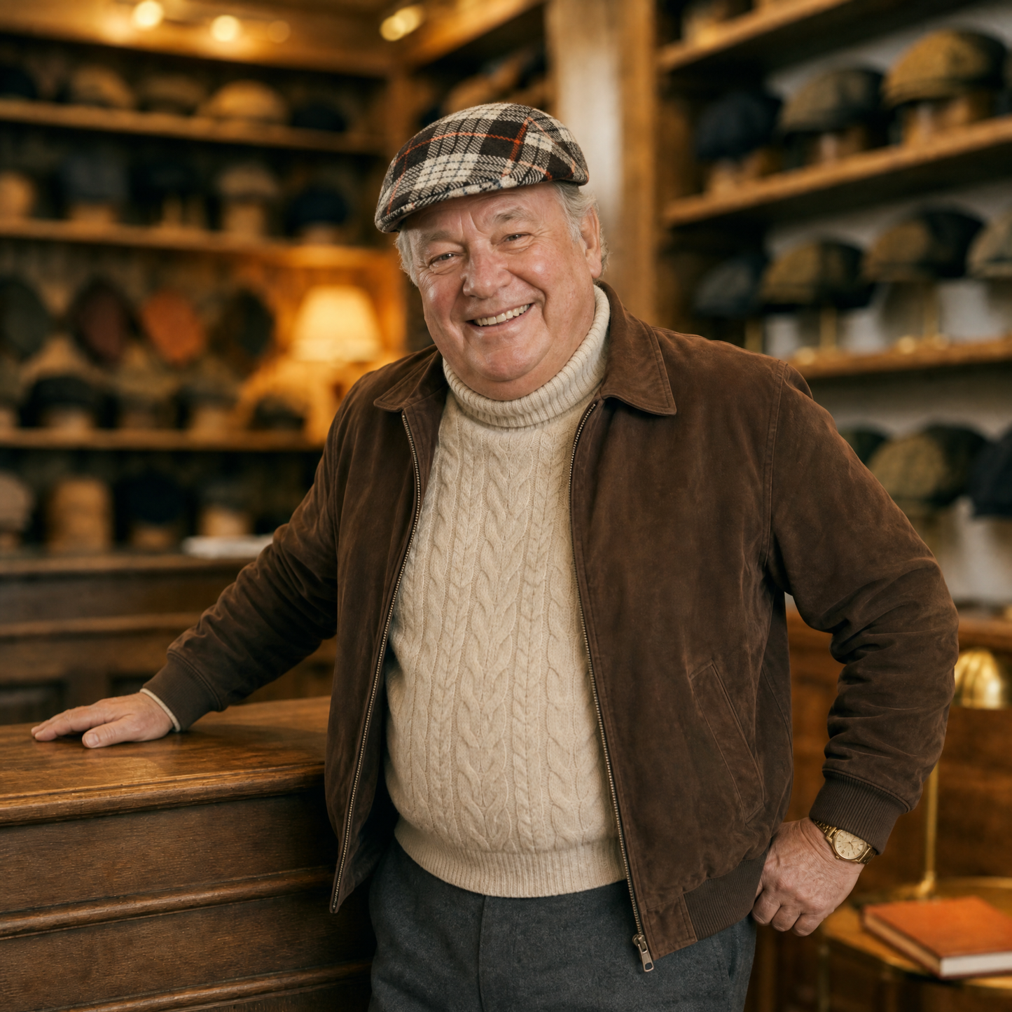 Tartan Tweed Cap
