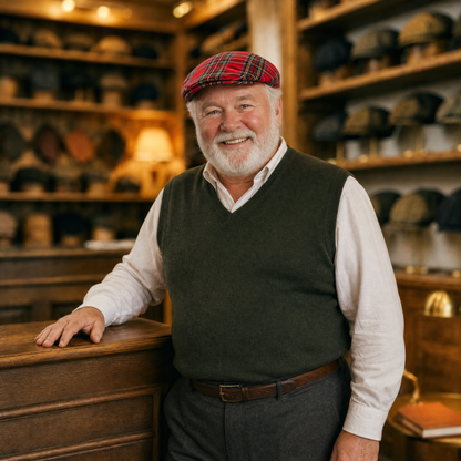 Tartan Flat Cap