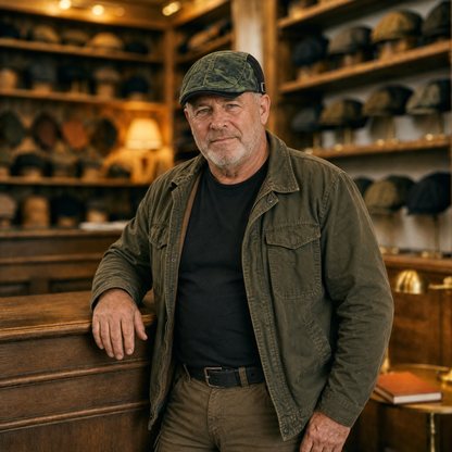 Camo Flat Cap