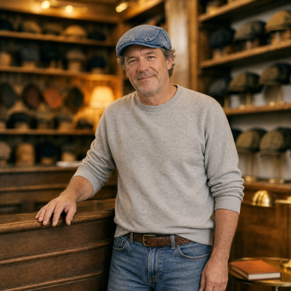 Stonewashed Denim Cap