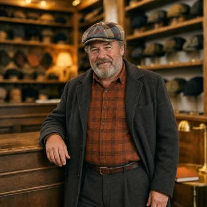 Plaid Newsboy Cap