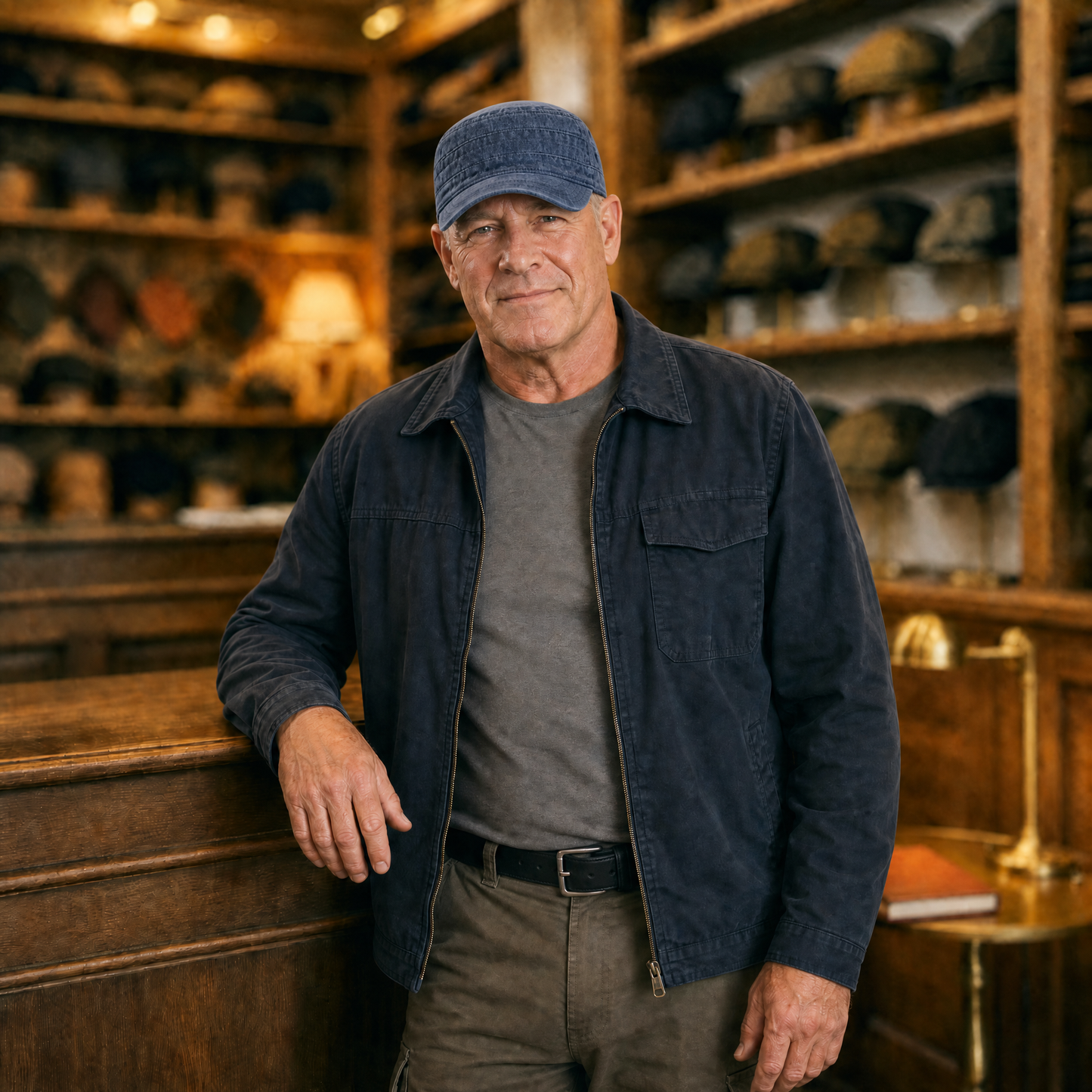 Washed Cotton Cadet Cap