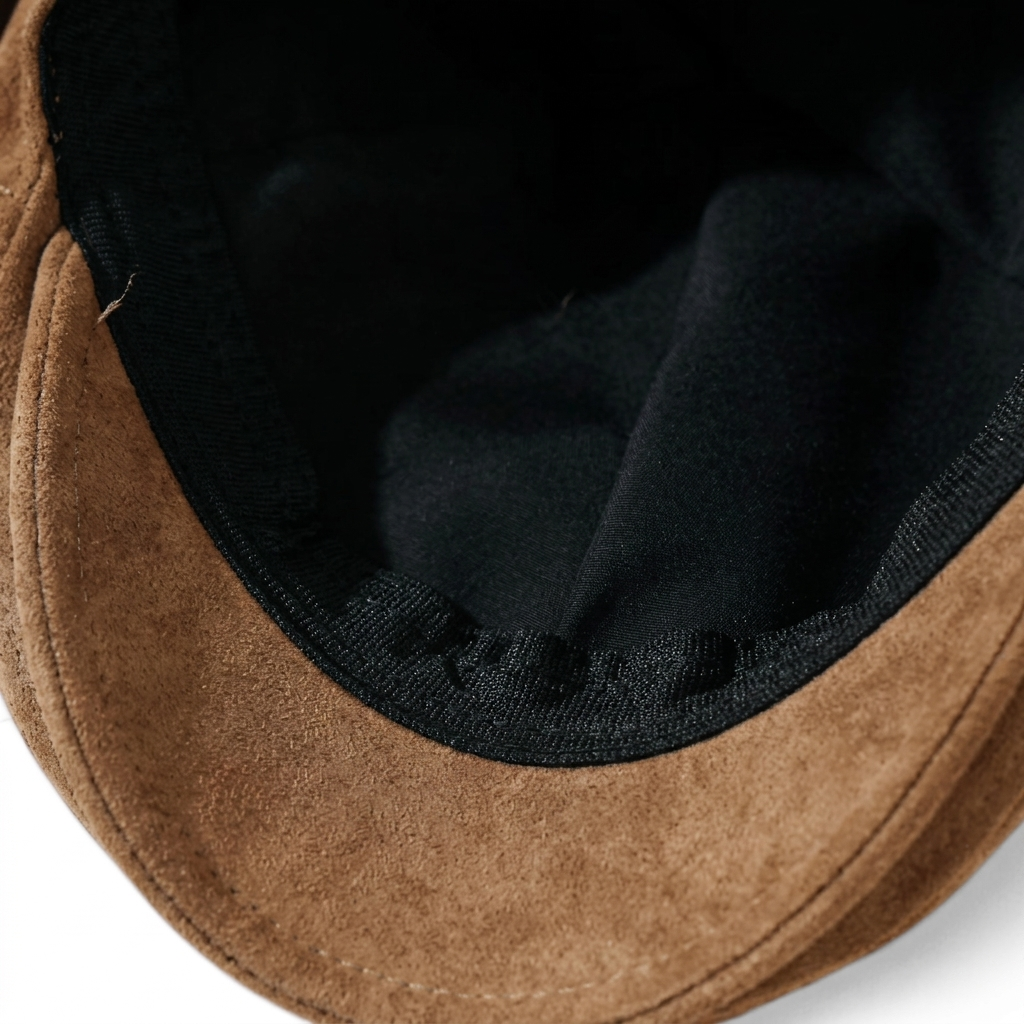 Suede Newsboy Cap