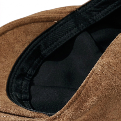 Suede Newsboy Cap