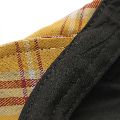 Patchwork Plaid Cap
