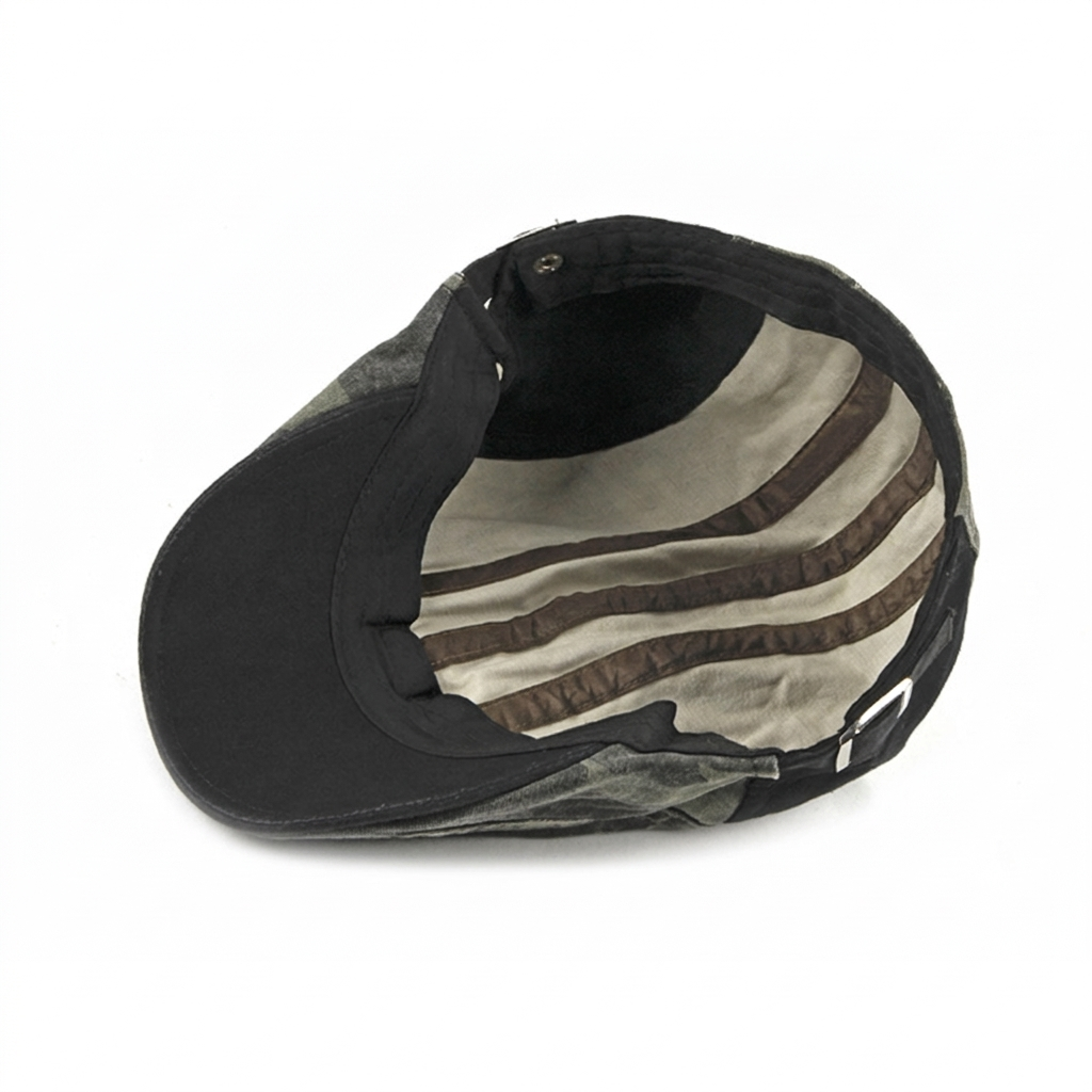 Camo Flat Cap