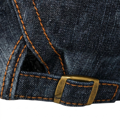 Patch Denim Cap